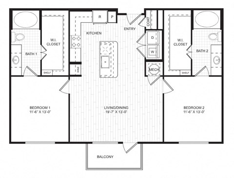 a schematic of a floor plan of a house